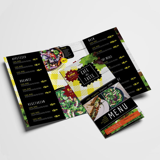 Restaurant Menus - Tri-fold
