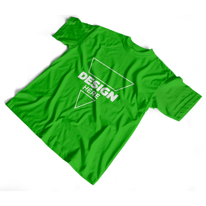Green T-Shirt Full Colour Printing Single Sided